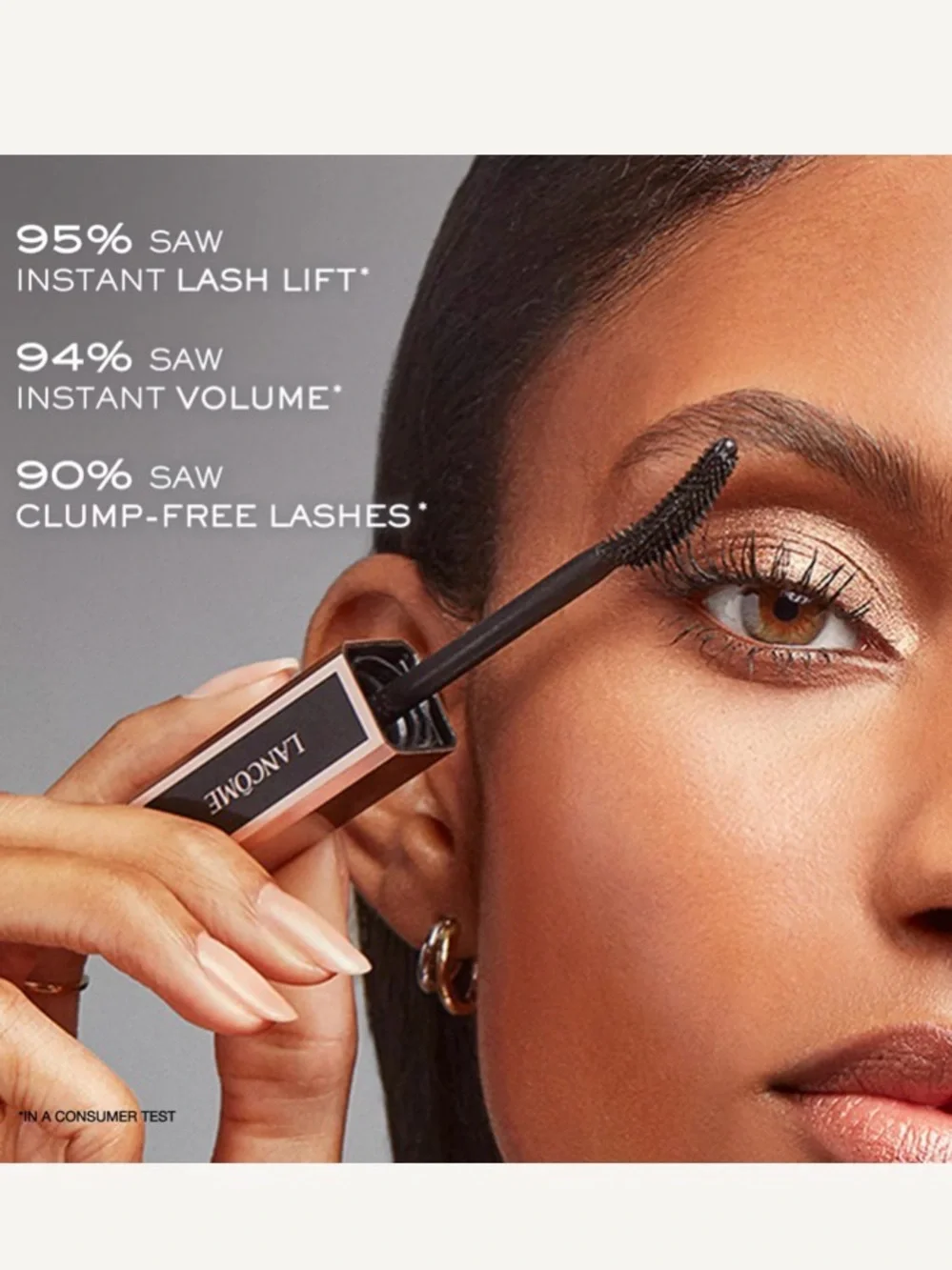 NWOB Lancôme Idôle Lash Mascara — Black with Rose Gold Case